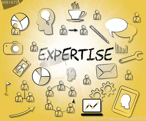 Image of Expertise Icons Means Trained Experts And Proficiency