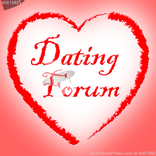 Image of Dating Forum Means Sweethearts Love And Net