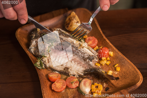 Image of Grilled dorado fish