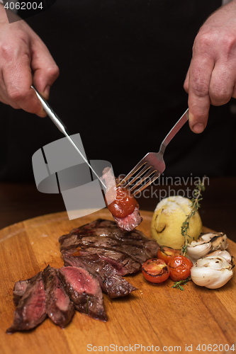 Image of grilled beef steak