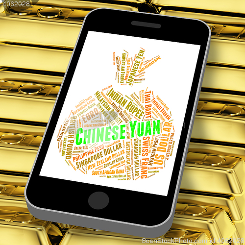 Image of Chinese Yuan Means Worldwide Trading And Coinage