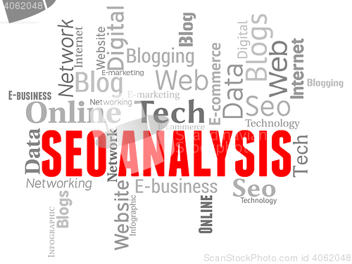 Image of Seo Analysis Represents Search Engine And Analytic