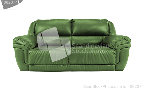 Image of green sofa
