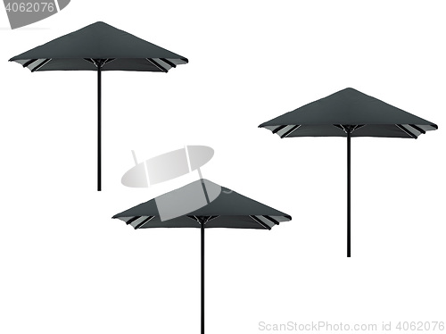 Image of beach umbrellas