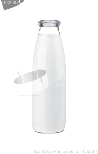 Image of Traditional glass milk bottle