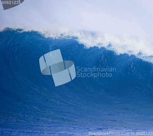 Image of Blue Ocean Wave