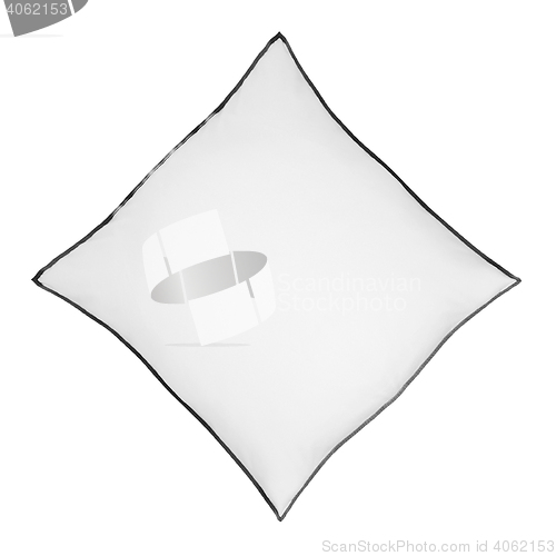 Image of close up of a white pillow