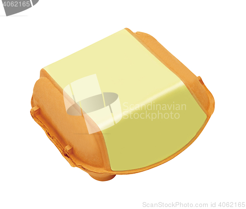 Image of Plastic food box isolated