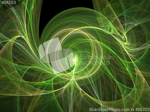 Image of Green abstract fractal
