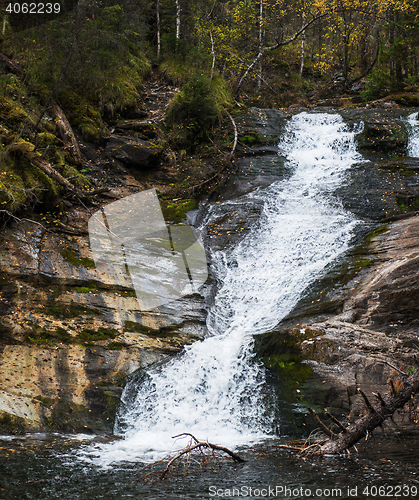 Image of Waterfall on river Shinok