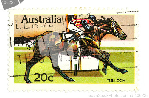 Image of Horse racing stamp