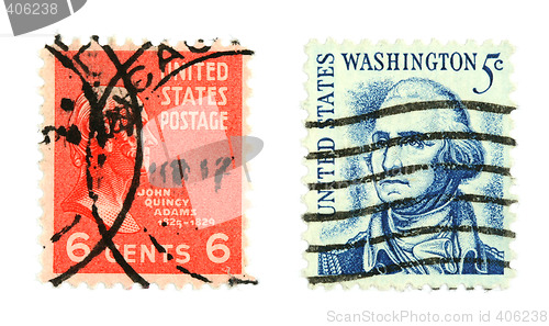 Image of American stamps