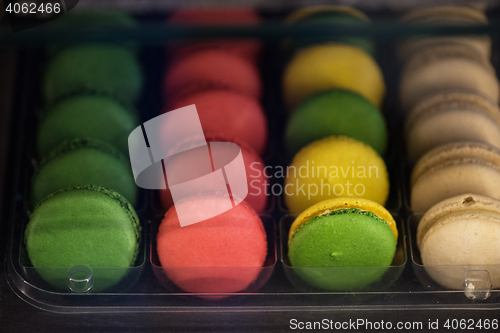 Image of French colorful macarons