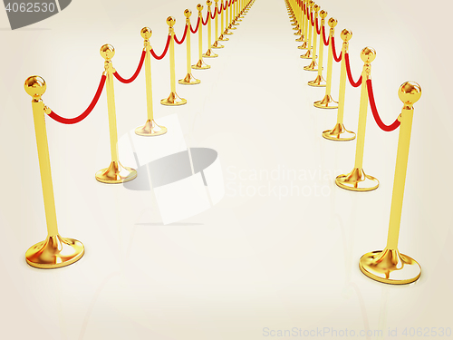 Image of 3d illustration of path to the success. 3D illustration. Vintage