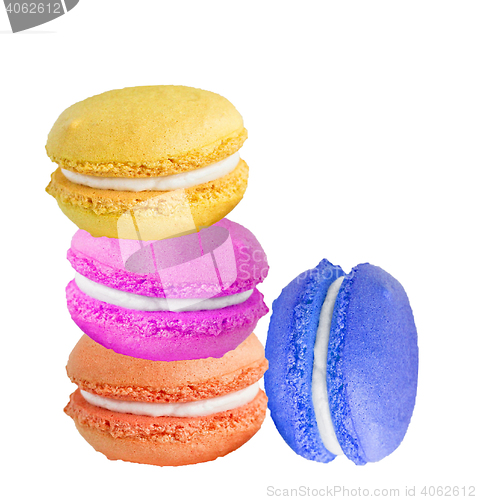 Image of french sweet delicacy, macaroons