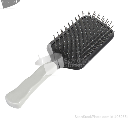 Image of Hair brush with a black handle