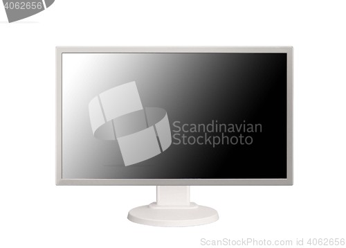 Image of HD monitor isolated on white