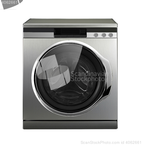 Image of Closed washing machine 