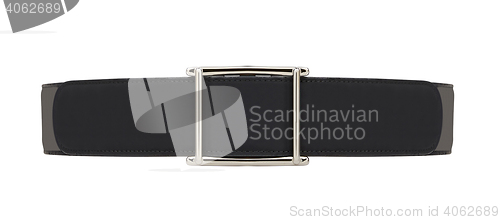 Image of Black leather belt