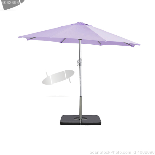 Image of Beach umbrella isolated