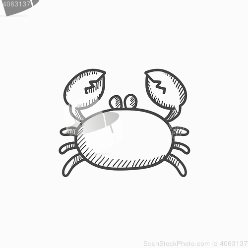 Image of Crab sketch icon.