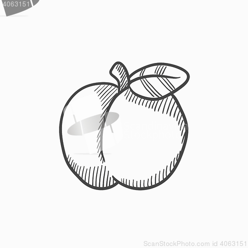 Image of Apple sketch icon.