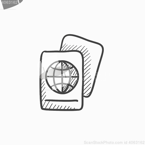 Image of Map sketch icon.