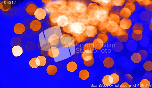 Image of Abstraction Background, Red and Orange Spots