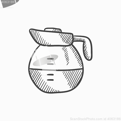 Image of Carafe sketch icon.