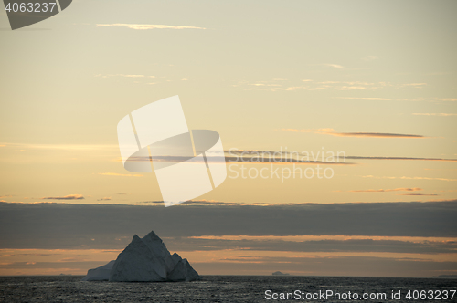 Image of Sunset in Greenland