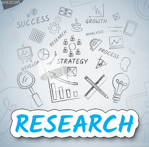 Image of Research Ideas Means Gathering Data And Analysis
