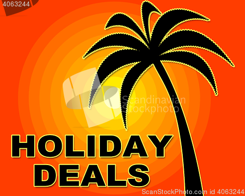 Image of Holiday Deals Represents Offer Discount And Promotion