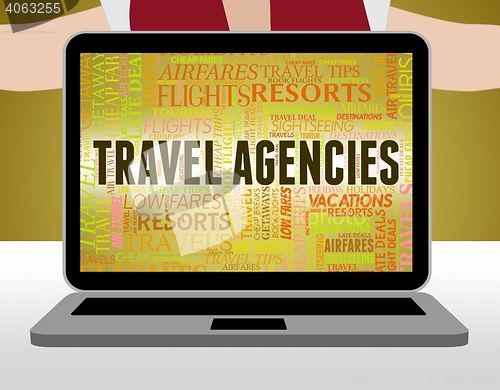 Image of Travel Agencies Indicates Vacational Travels And Agency