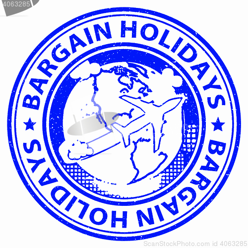 Image of Bargain Holidays Means Reduction Promotional And Vacational