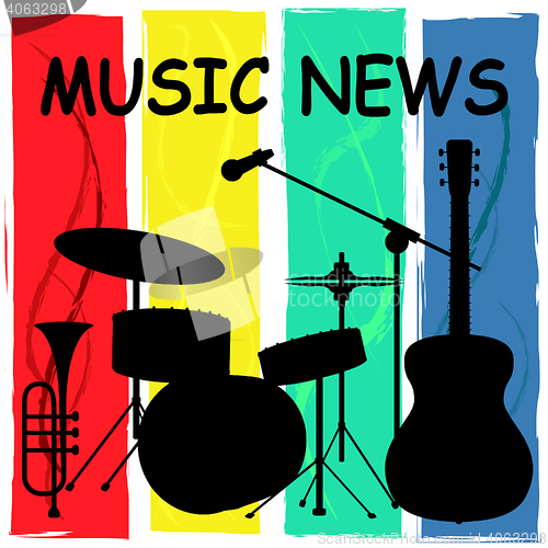 Image of Music News Means Social Media And Audio