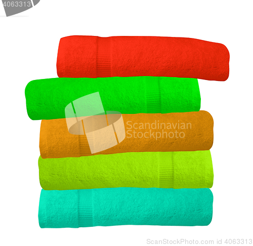 Image of Bath towel. Isolated