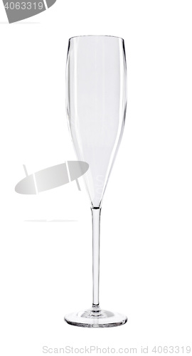 Image of empty champagne glass