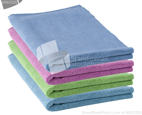 Image of Bath towel isolated on white