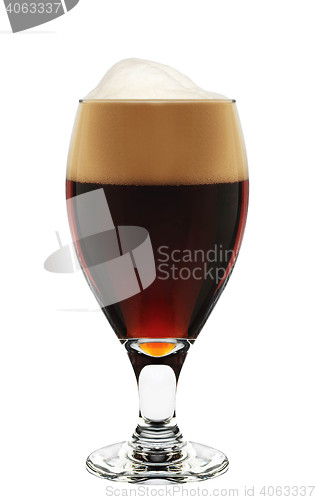 Image of Glass of beer isolated