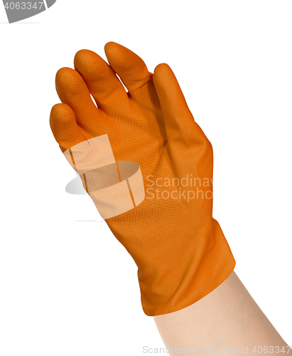 Image of protective rubber glove