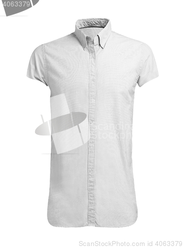 Image of white shirt isolated