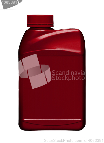 Image of Red plastic gallon