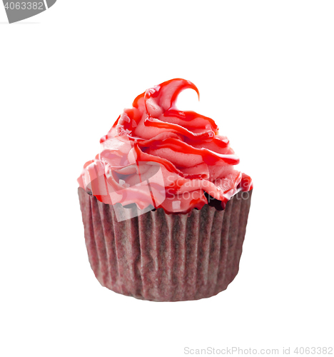 Image of Cupcake isolated on white