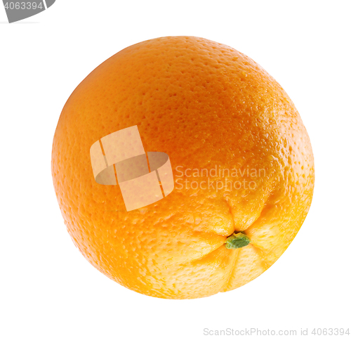 Image of Ripe orange isolated