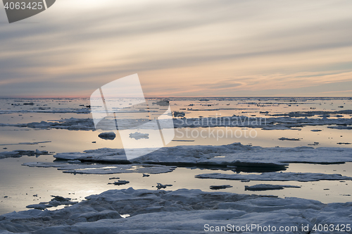 Image of Sunset in Greenland