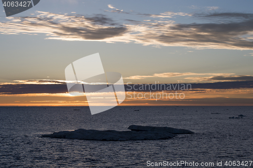 Image of Sunset in Greenland