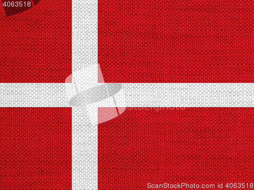 Image of Flag on old linen
