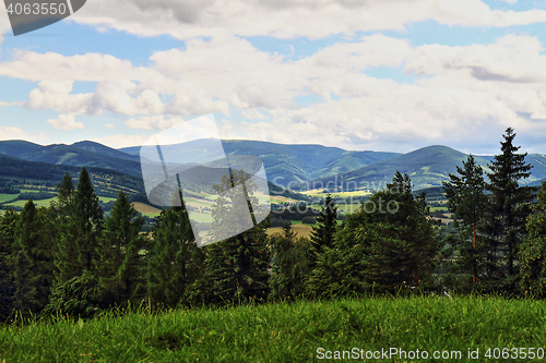 Image of jeseniky mountains landscape