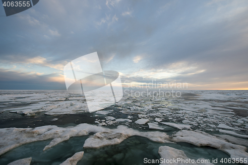 Image of Sunset in Greenland