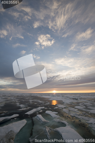 Image of Sunset in Greenland